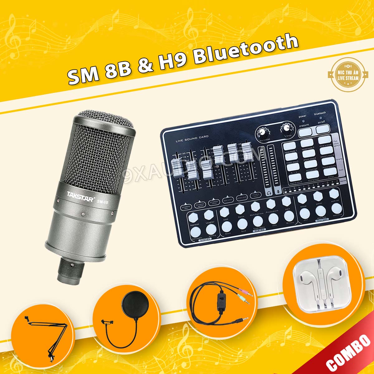 mic thu âm takstar sm 8b h9 pro new 1
